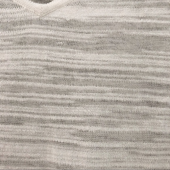 Lane Bryant White Long Sleeve V-Neck Top {14/16} - Picture 4 of 6